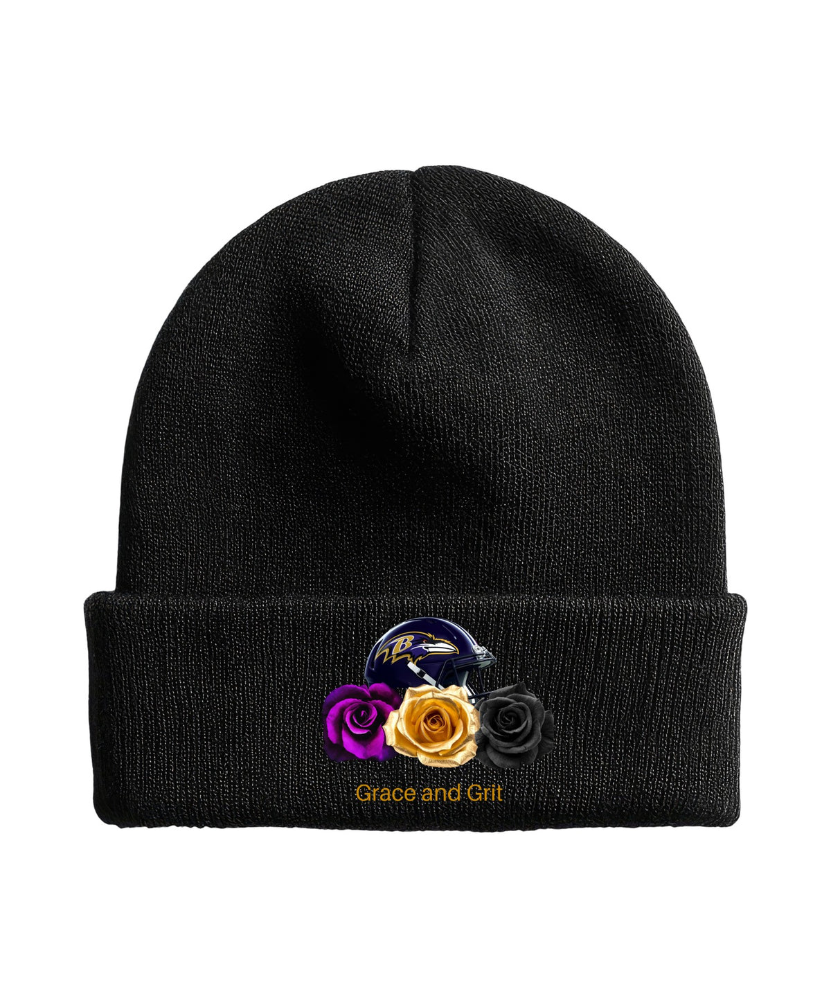 Grace & Grit Black Beanie