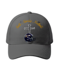 Faith • Family • Football Gray Baseball Hat