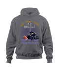 Faith • Family • Football Gray Hoodie