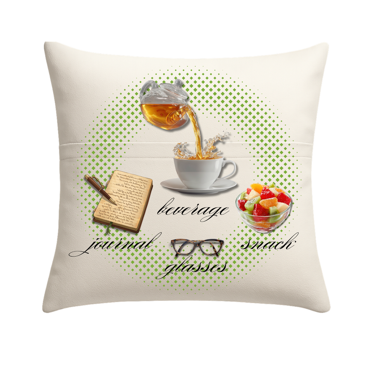 Spill the Tea… Write It Down Pocket Pillow