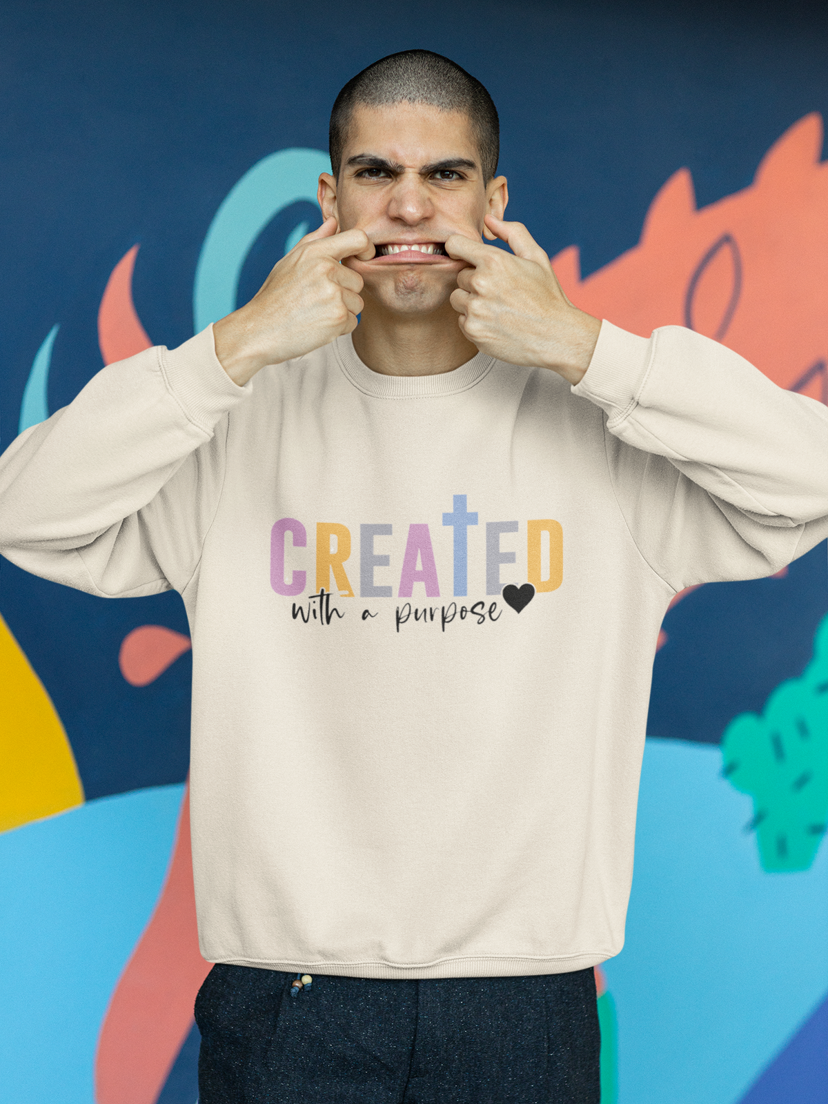 Created With a Purpose Crewneck